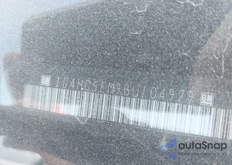 2011 Buick Lucerne Cxl from USA, damaged, VIN 1G4HC5EM9BU104979